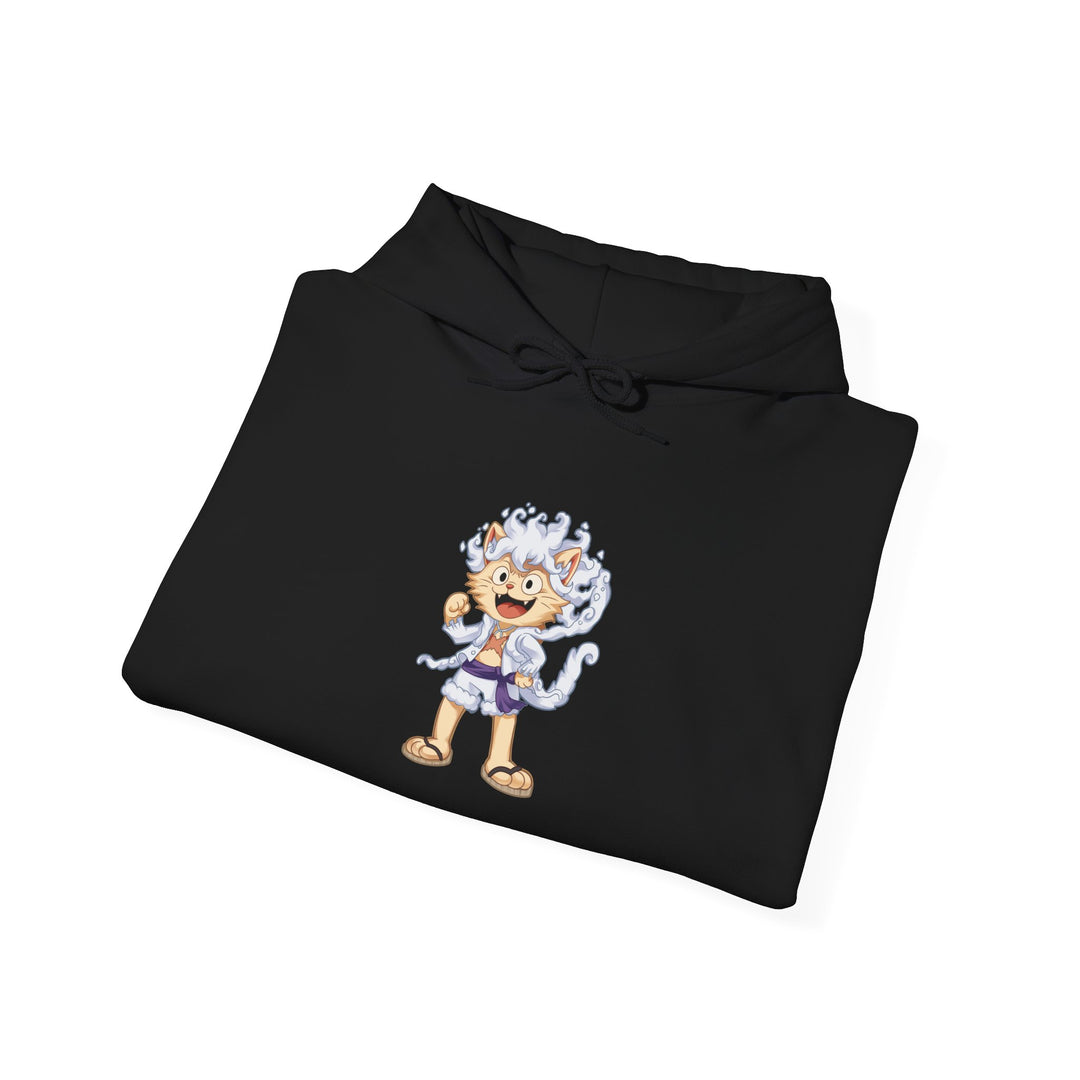 Anime Cat Luffy Gear 5 Hoody