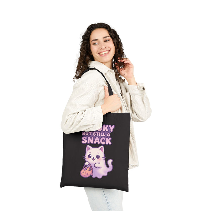 Spooky Snack Cat Tote Bag
