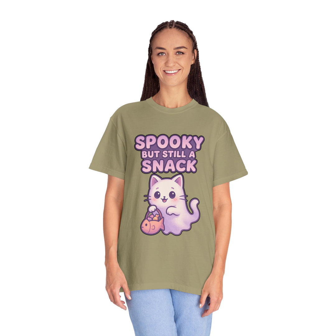 Spooky Snack Clever Cat T-Shirt