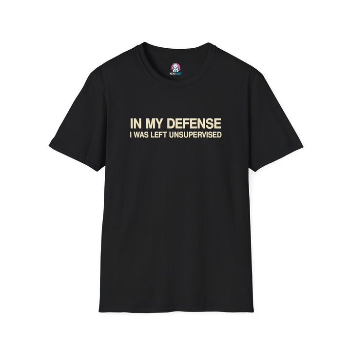 Left Unsupervised Minimal Slogan T-Shirt