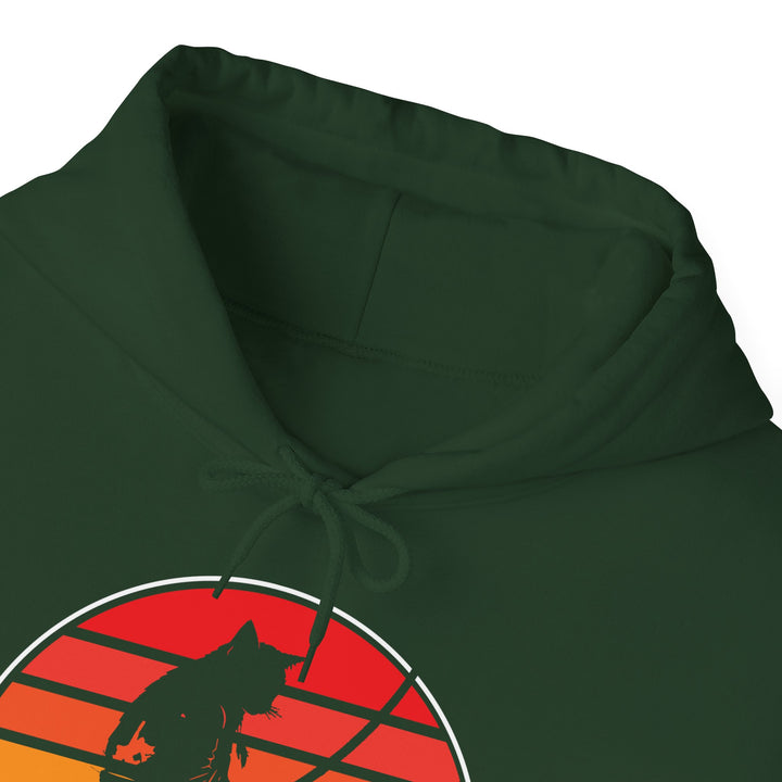 Samurai Cat Sunset Hoodie