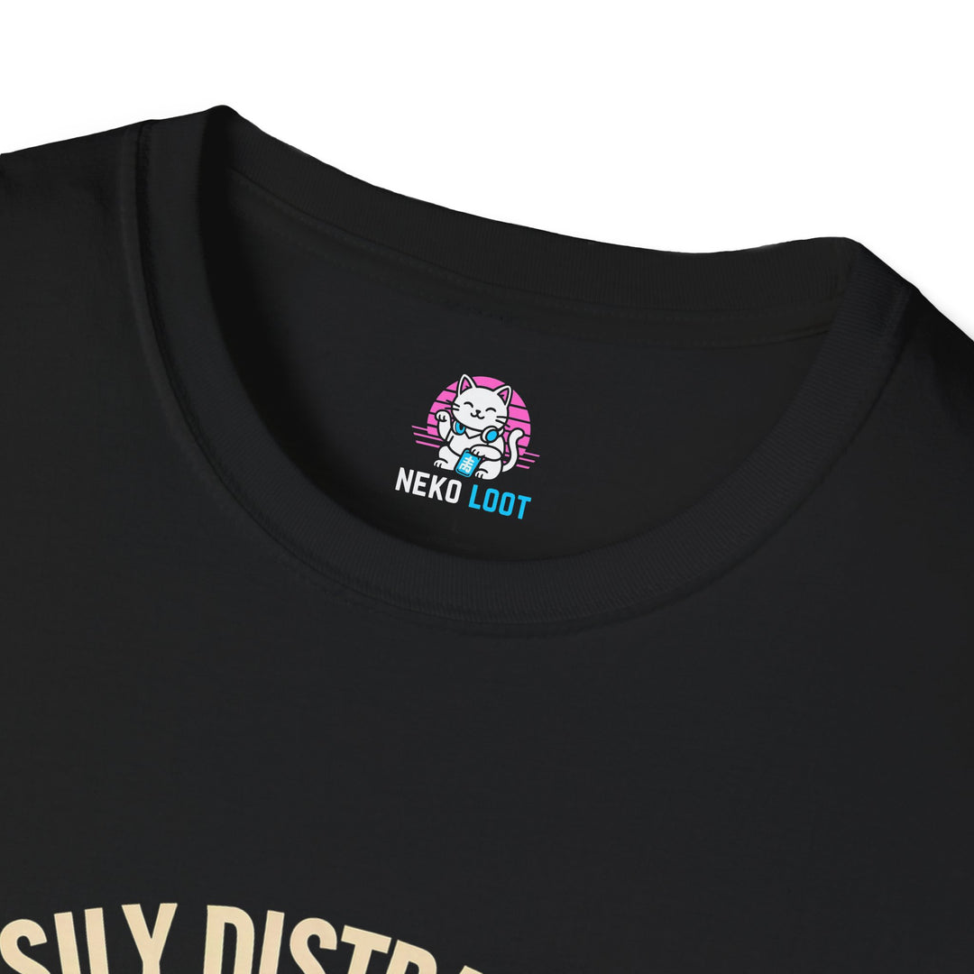 Easily Distracted by Cats and Side Quests T-Shirt