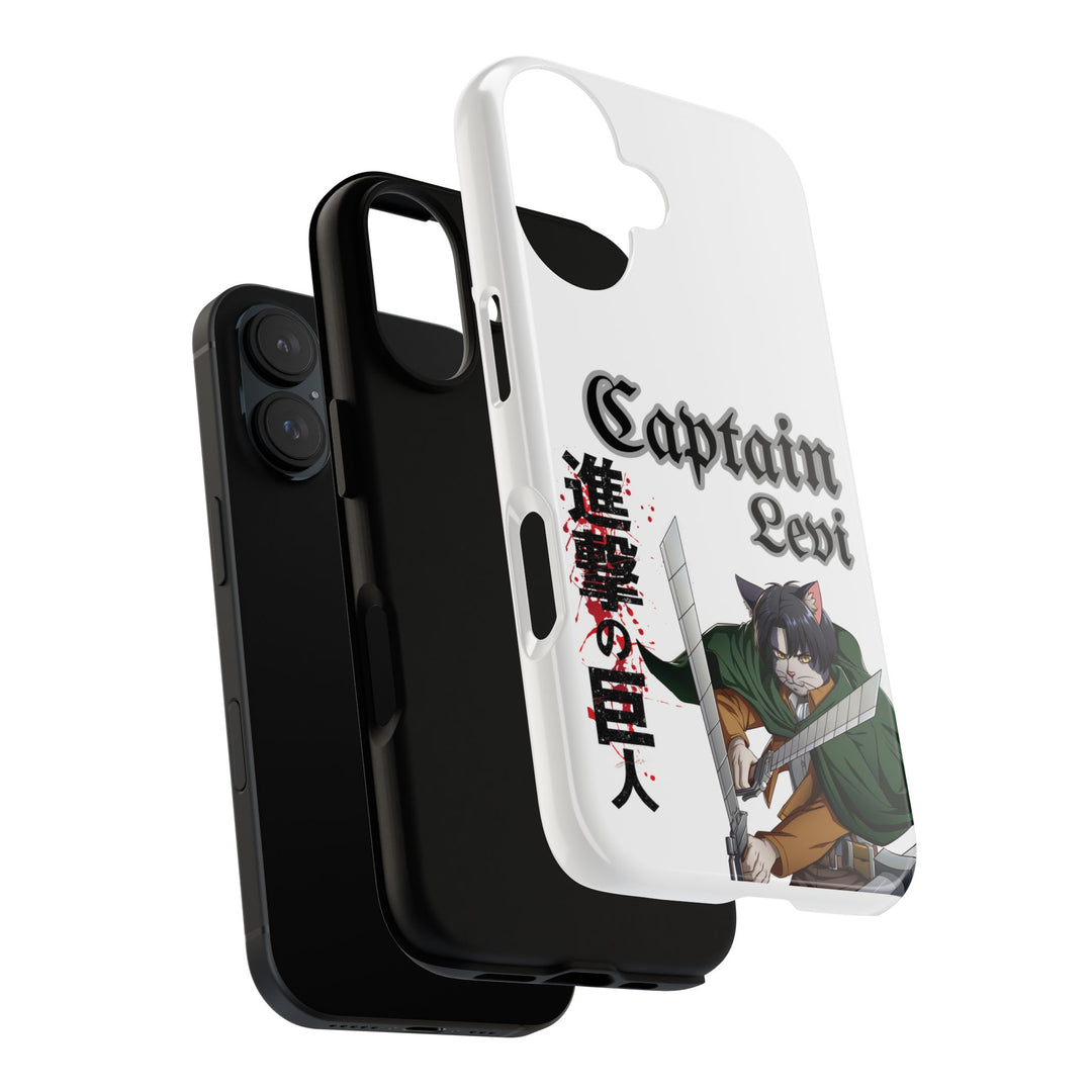 Captain Levi Cat Tough Case for iPhone