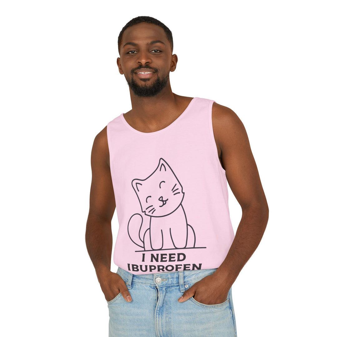 Funny Cat Tank Top, Summer Tee, Gifts for Cat Lovers, Cute Animal Apparel, Relaxing Casual Wear, Women's Funny Shirt