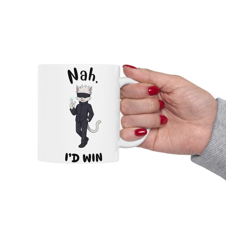 Funny Cat Themed Ceramic Mug - Perfect Gift for Cat Lovers, Coffee Lovers, Pet Parents, Birthday, and Holidays