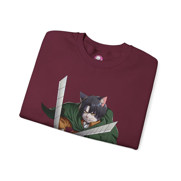 Anime-Inspired Cat Warrior Crewneck Sweatshirt, Cozy Unisex Sweatshirt, Gift for Anime Lovers, Perfect for Fall and Winter, Cute [...]