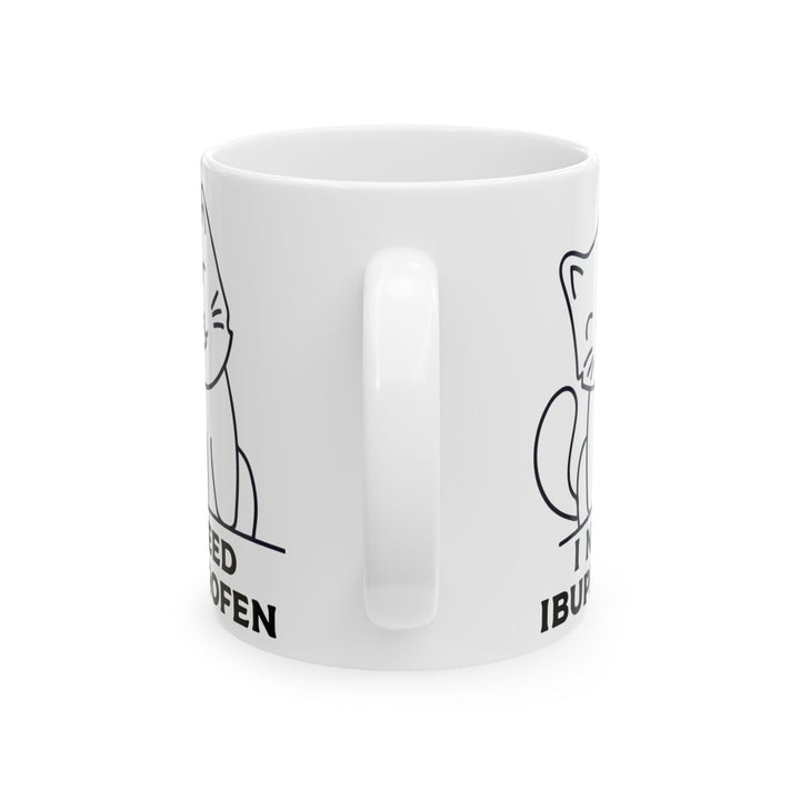 Funny Cat Ceramic Coffee Mug - 11oz & 15oz, Gift for Pet Lovers, Humorous Mug, Cute Cat Lover Decor, Perfect Birthday Present