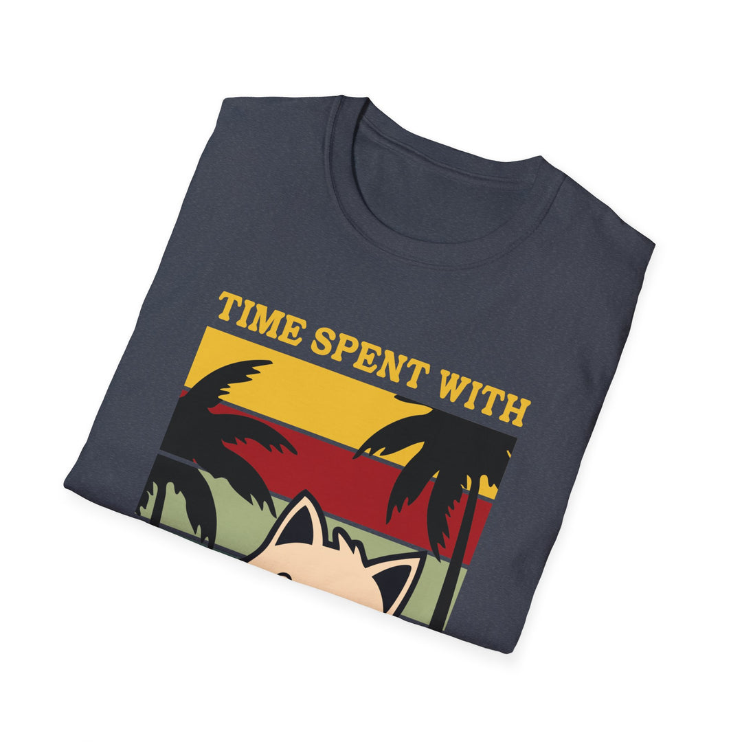 Funny Cat Time Wasted T-Shirt