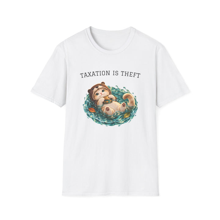 Otter Snack Float Cat T-Shirt