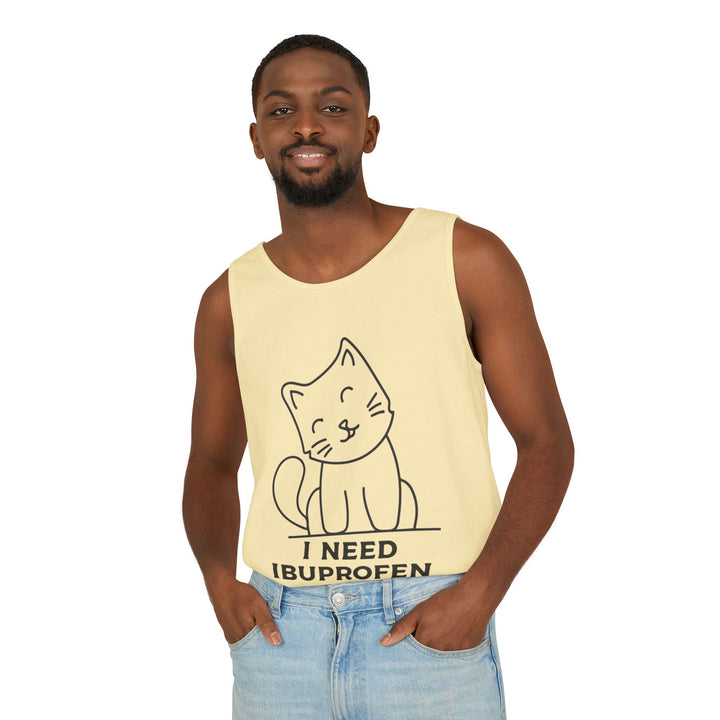 Funny Cat Tank Top, Summer Tee, Gifts for Cat Lovers, Cute Animal Apparel, Relaxing Casual Wear, Women's Funny Shirt