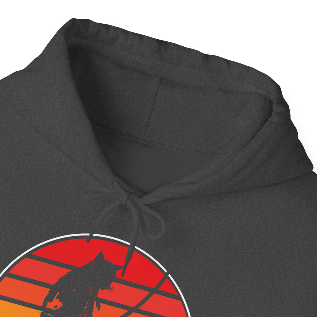 Samurai Cat Sunset Hoodie