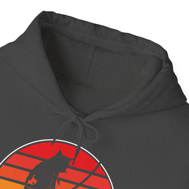 Samurai Cat Sunset Hoodie