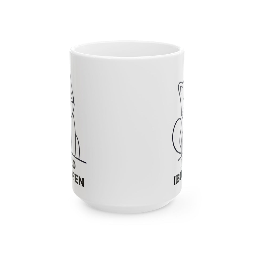 Funny Cat Ceramic Coffee Mug - 11oz & 15oz, Gift for Pet Lovers, Humorous Mug, Cute Cat Lover Decor, Perfect Birthday Present