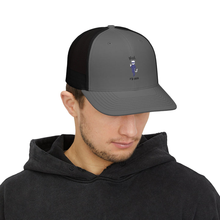 Embroidered Snapback Trucker Cap - Casual Cool Hats for Outdoor Fun, Summer Activities, Gifts, Baseball, Festivals