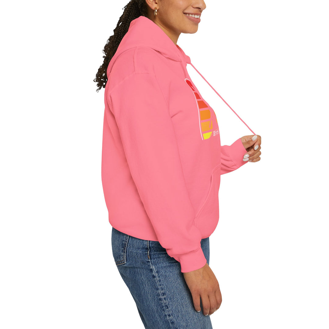Samurai Cat Sunset Hoodie