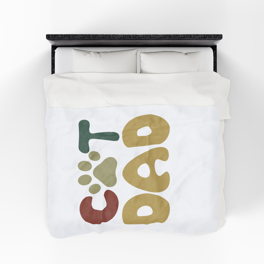 Cat Dad Plush Blanket