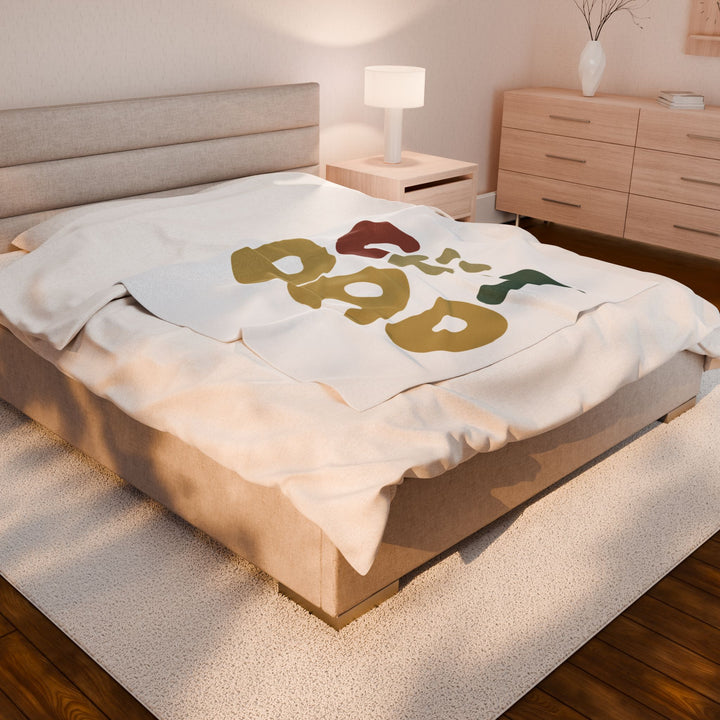 Cat Dad Plush Blanket