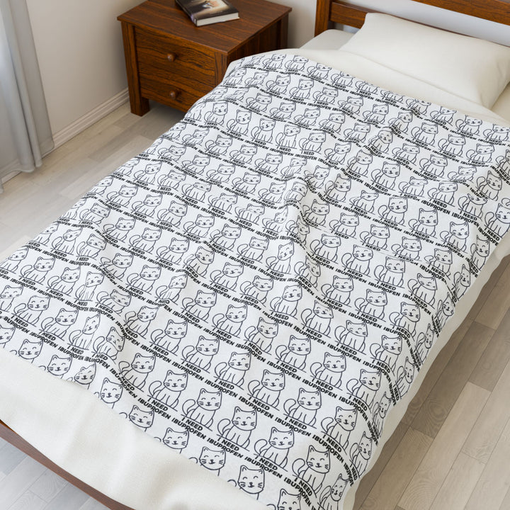 Cozy Velveteen Plush Blanket for Comfort and Warmth