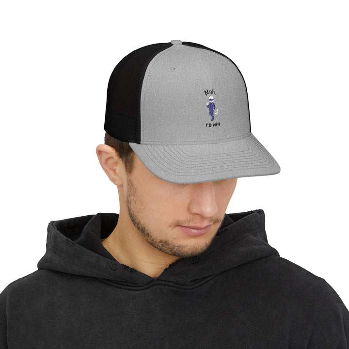 Embroidered Snapback Trucker Cap - Casual Cool Hats for Outdoor Fun, Summer Activities, Gifts, Baseball, Festivals