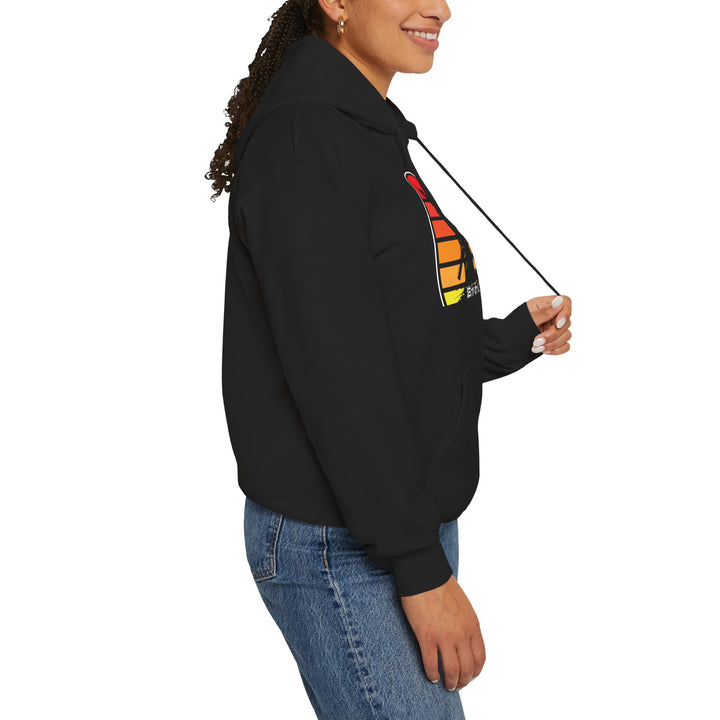 Samurai Cat Sunset Hoodie