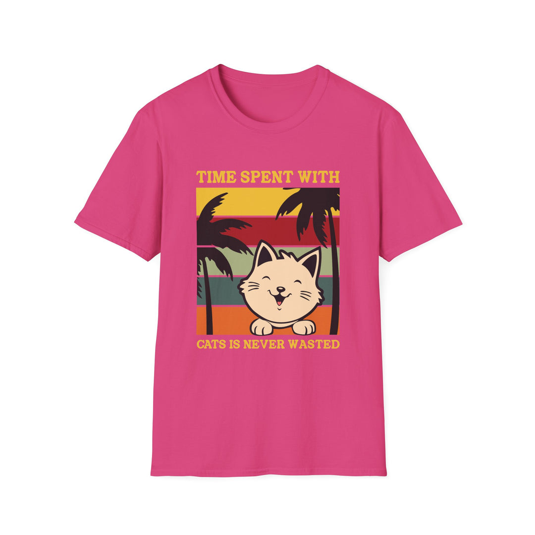 Funny Cat Time Wasted T-Shirt