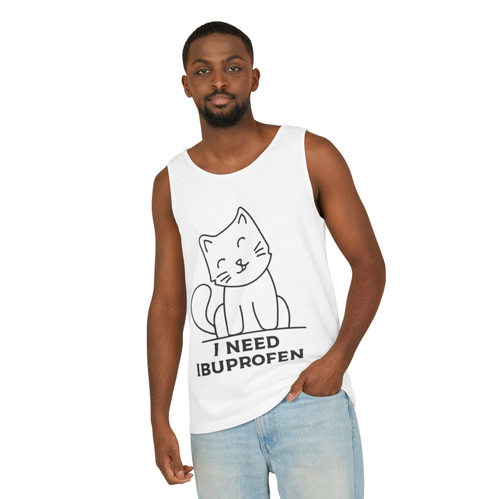 Funny Cat Tank Top, Summer Tee, Gifts for Cat Lovers, Cute Animal Apparel, Relaxing Casual Wear, Women's Funny Shirt