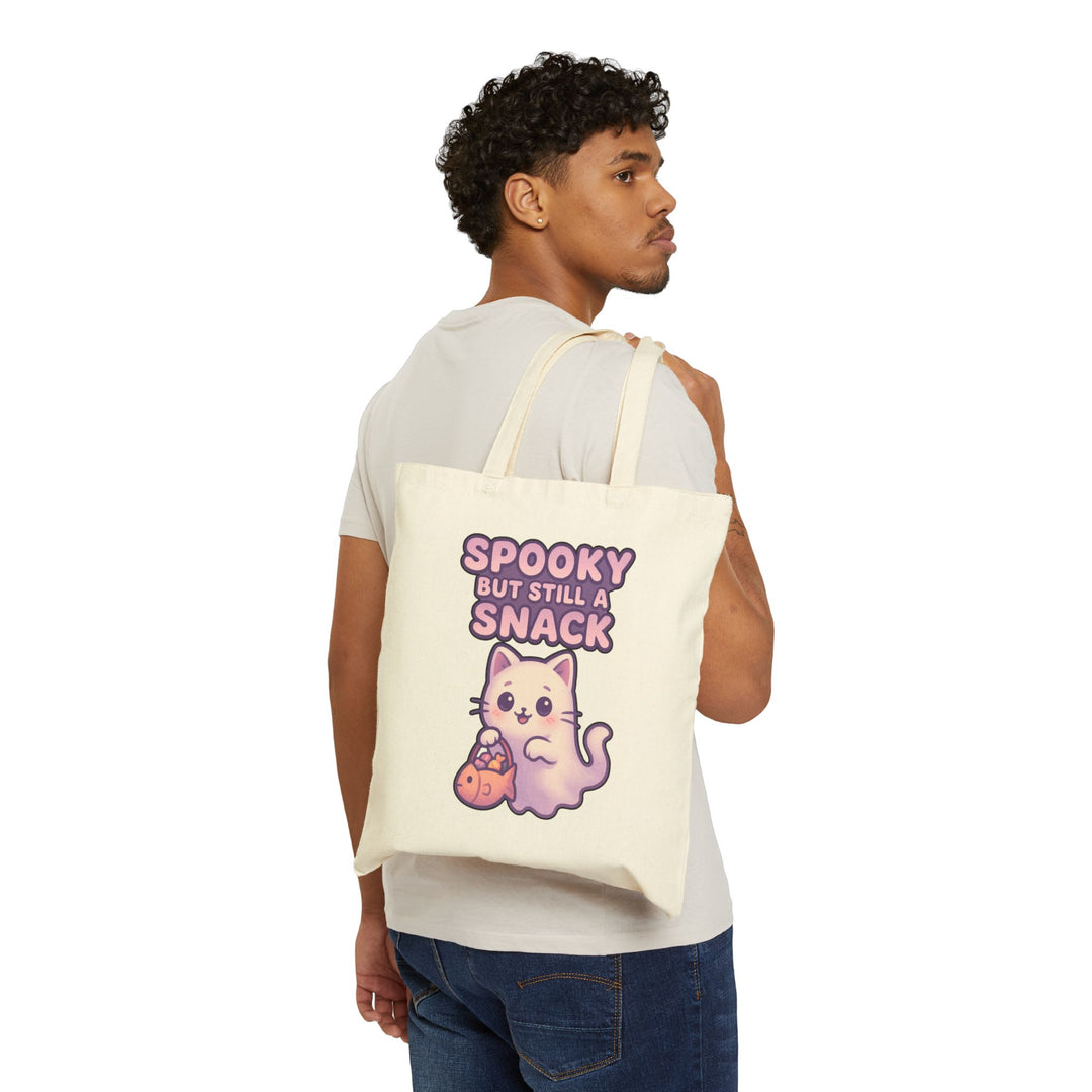 Spooky Snack Cat Tote Bag