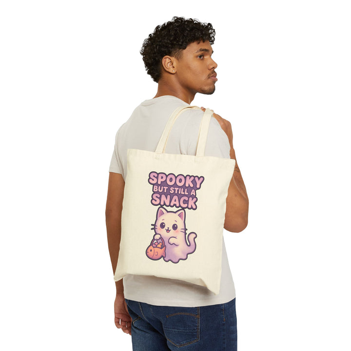 Spooky Snack Cat Tote Bag