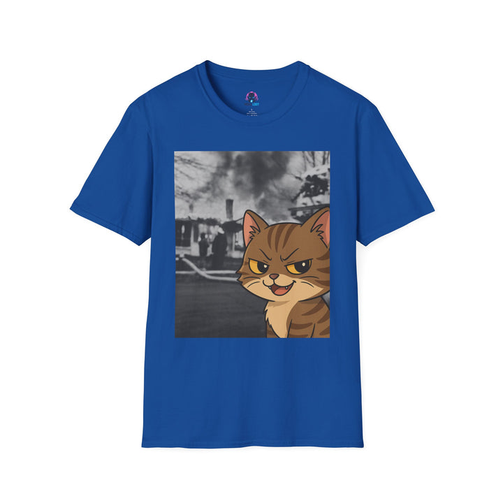 Disaster Cat Meme T-Shirt