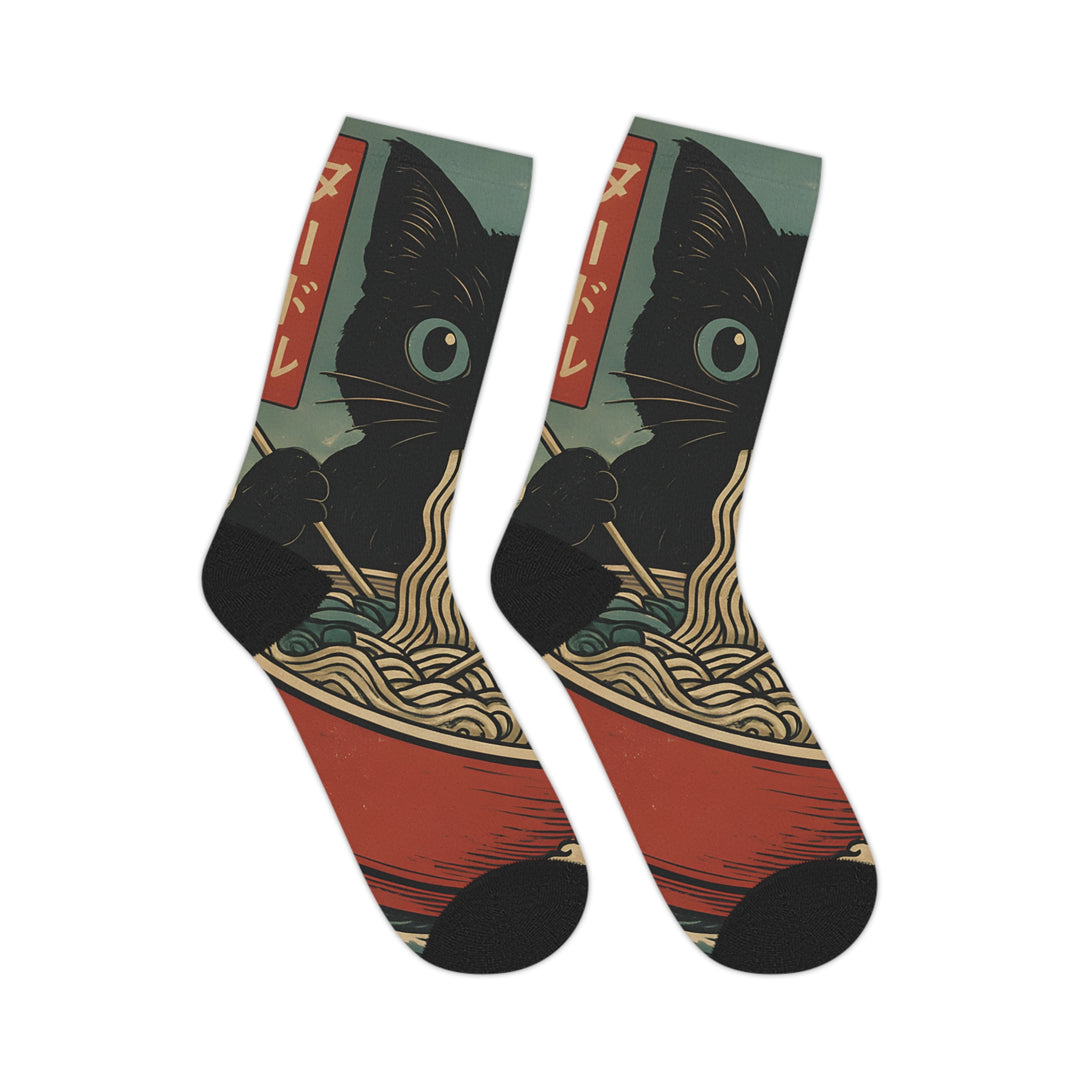 Ramen Cat Socks