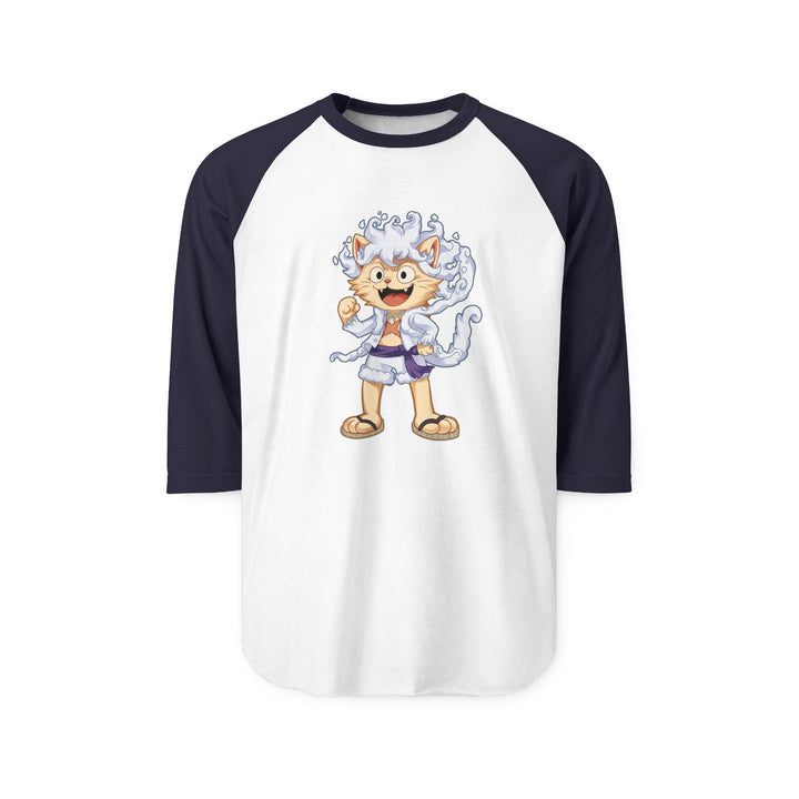 Luffy Cat Gear 5 Three-Quarter Sleeve Shirt