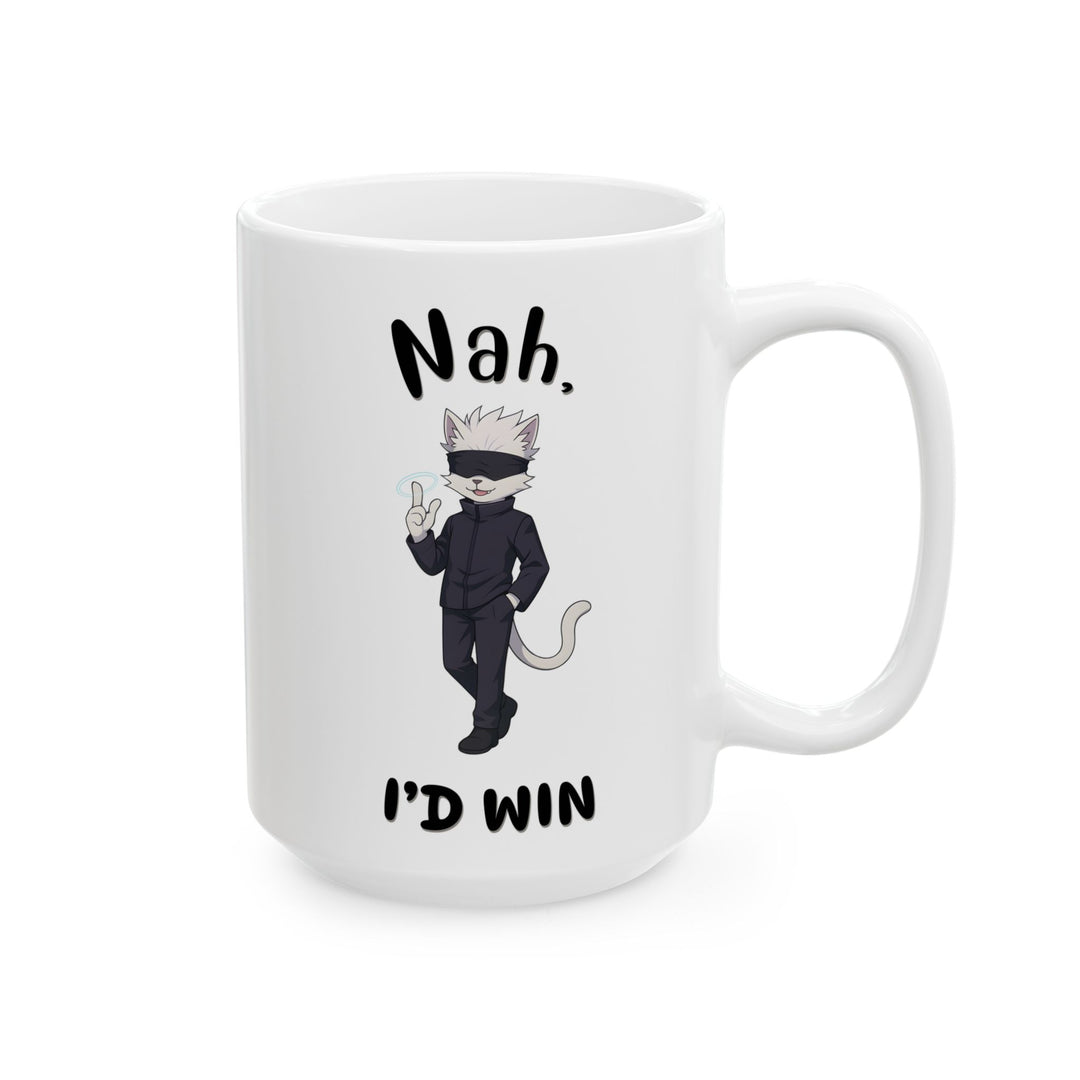 Funny Cat Themed Ceramic Mug - Perfect Gift for Cat Lovers, Coffee Lovers, Pet Parents, Birthday, and Holidays