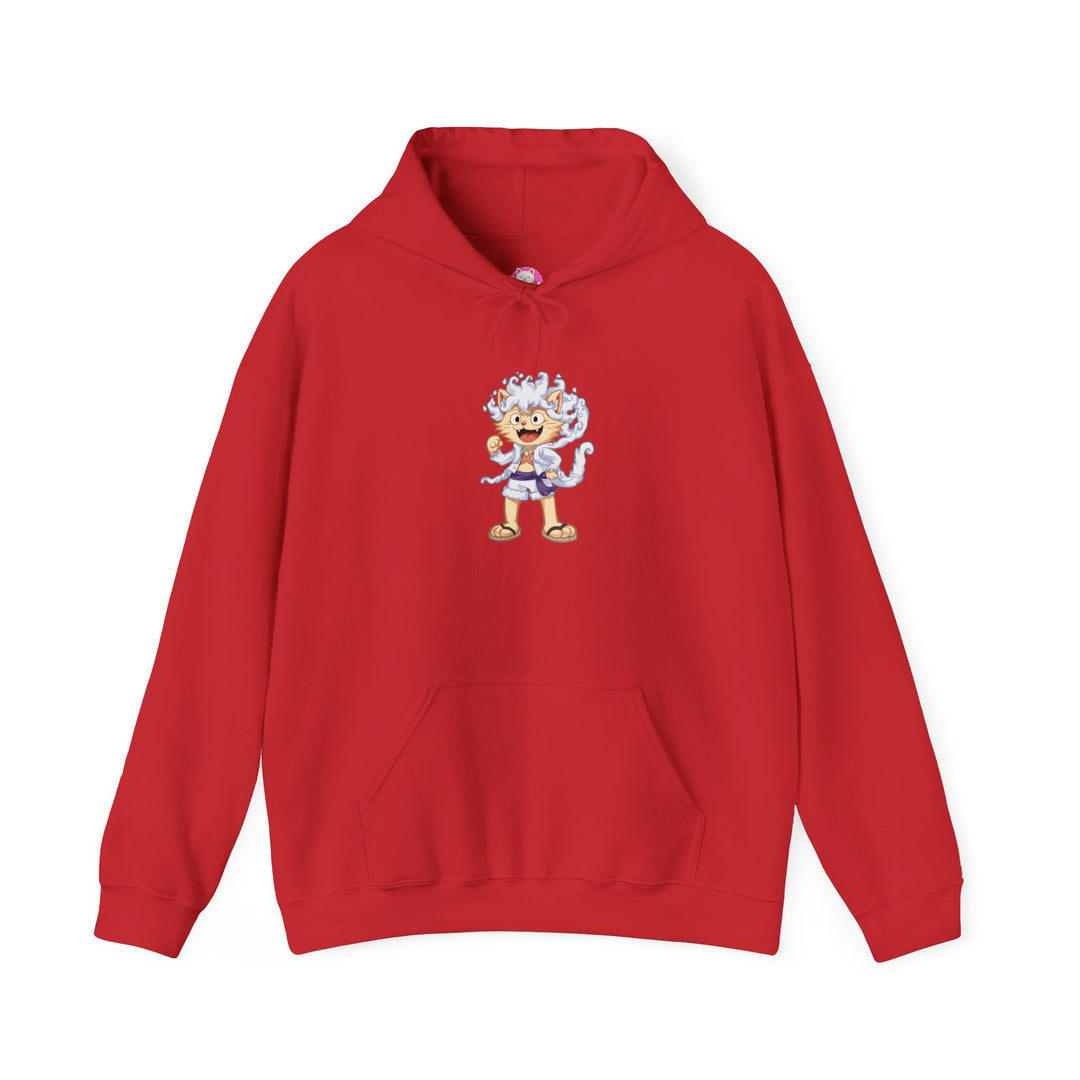 Anime Cat Luffy Gear 5 Hoody