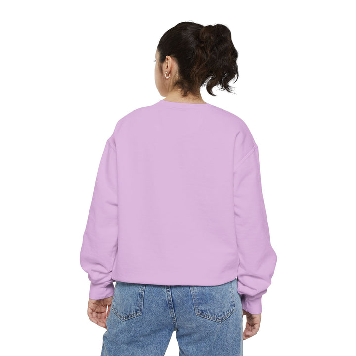 Cute Cat Character Sweatshirt Featuring a Whimsical Feline in a Cheerful Anime Inspired Pose for Fans of Unique Graphics Animal Lover Apparel Fun Fashion Casual Wear