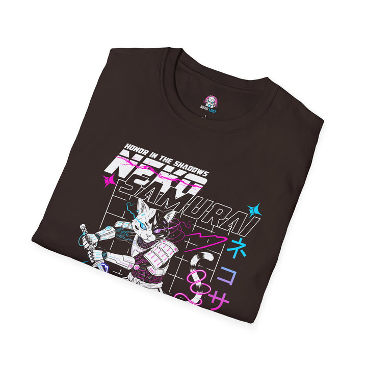 Neko Samurai Graphic T-Shirt