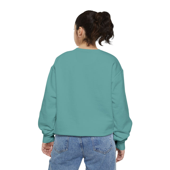 Cute Cat Character Sweatshirt Featuring a Whimsical Feline in a Cheerful Anime Inspired Pose for Fans of Unique Graphics Animal Lover Apparel Fun Fashion Casual Wear