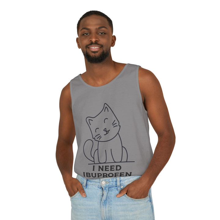 Funny Cat Tank Top, Summer Tee, Gifts for Cat Lovers, Cute Animal Apparel, Relaxing Casual Wear, Women's Funny Shirt
