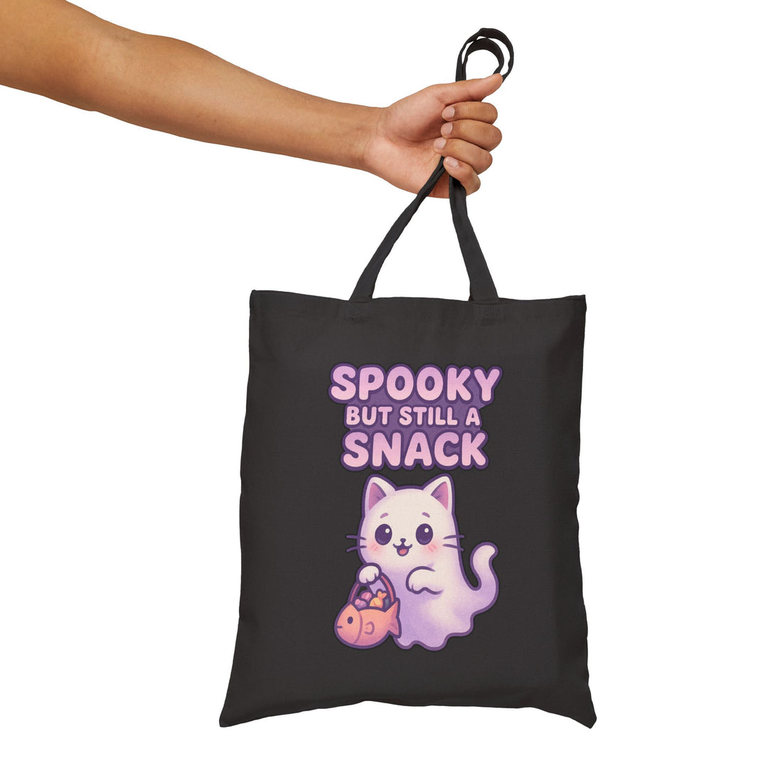 Spooky Snack Cat Tote Bag