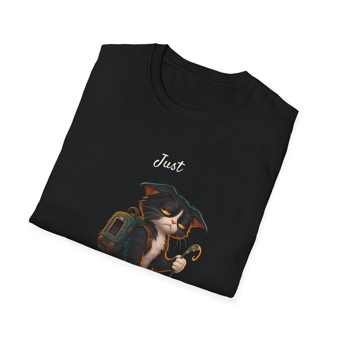 Social Battery Warranty Cat T-Shirt