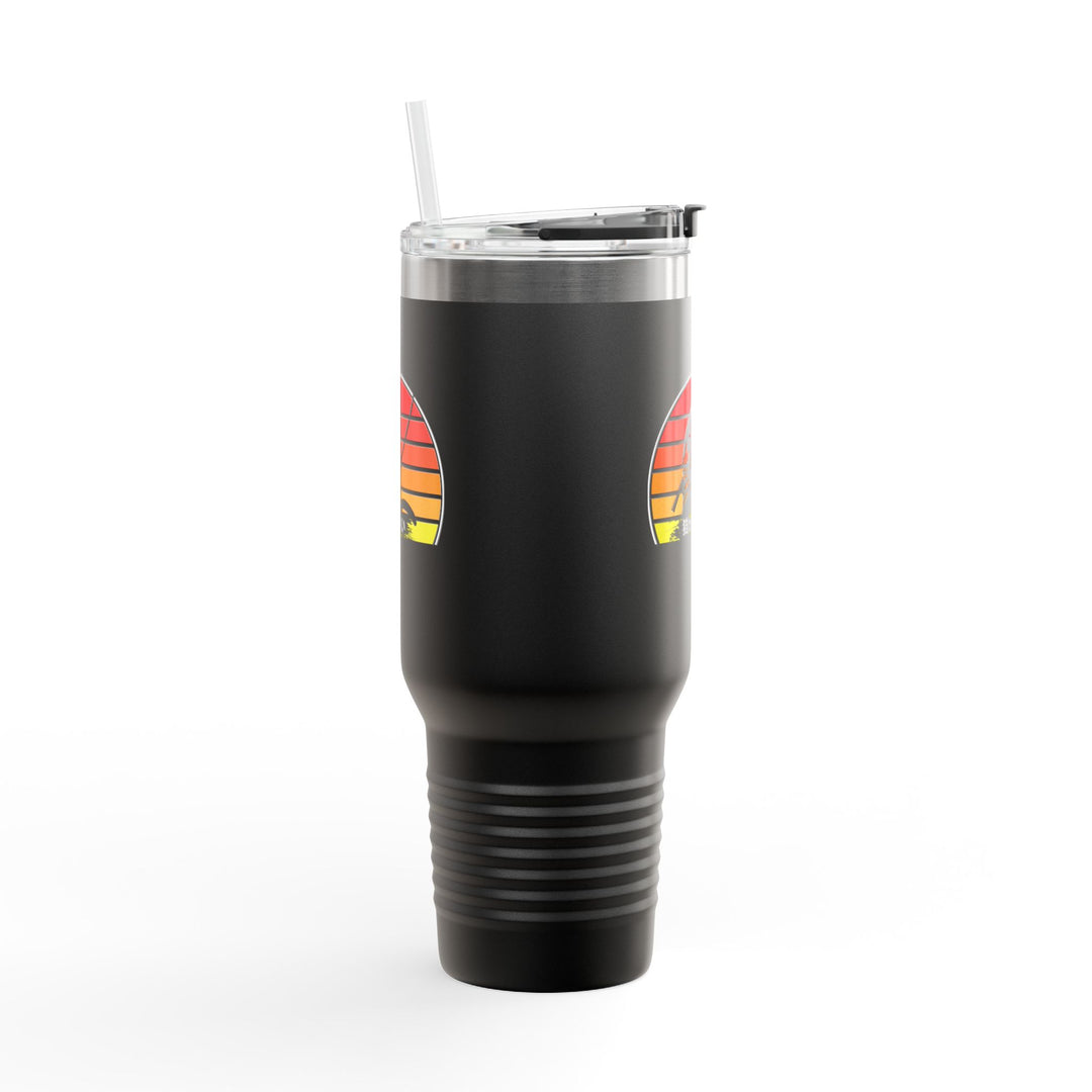 Sunset Adventure Insulated Travel Mug - 40oz, Perfect for Outdoor Enthusiasts, Road Trips, Camping, Gifts, Summer Fun