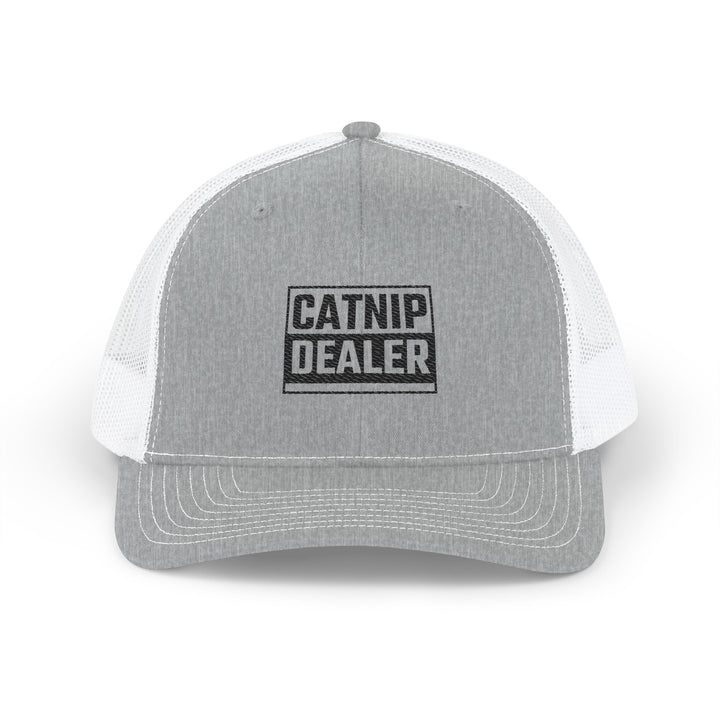 Catnip Dealer Snapback Cap, Funny Pet Lover Gift, Trucker Hat for Cat Owners, Unique Cat Themed Accessory, Stylish Streetwear