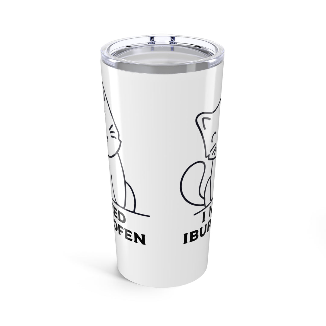 Funny Cat Tumbler 20oz, Cute Cat Lover Gift, Humor Mug, Coffee Travel Cup, Birthday Present, Pet Owner Drinkware