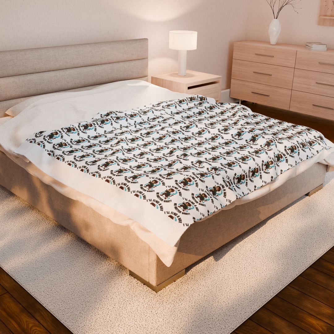 Cozy Velveteen Plush Blanket, Soft Throw Blanket, Warm Home Decor, Bedding Gift, Comfy Couch Accessory, Holiday Gift
