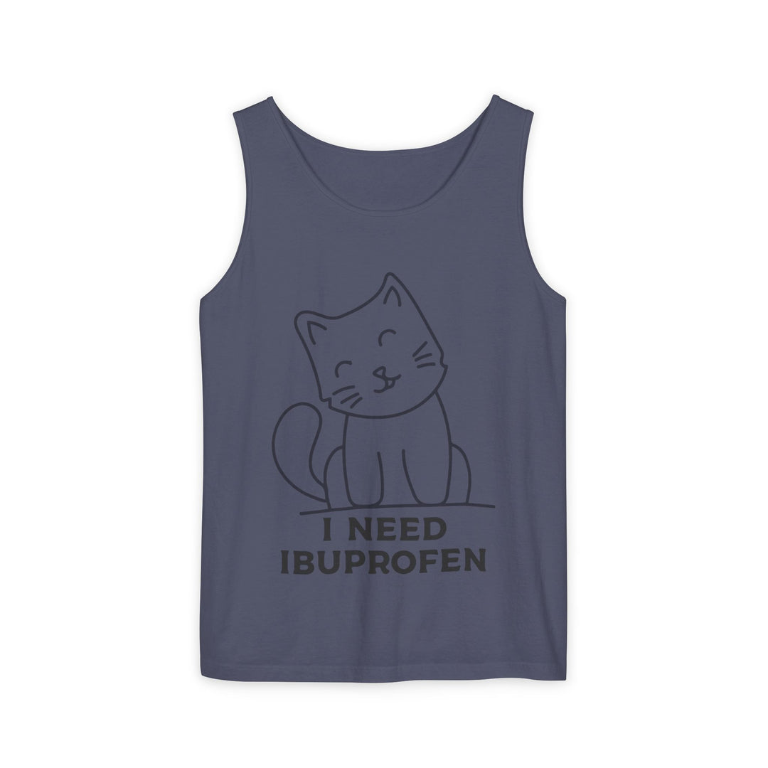 Funny Cat Tank Top, Summer Tee, Gifts for Cat Lovers, Cute Animal Apparel, Relaxing Casual Wear, Women's Funny Shirt
