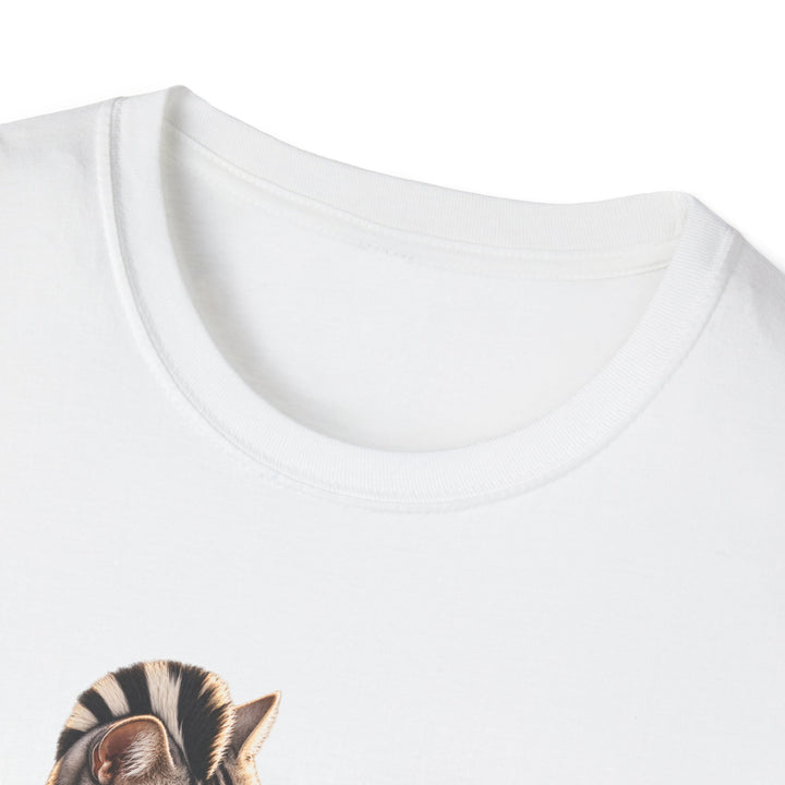 Zebra Identity Crisis Cat T-Shirt