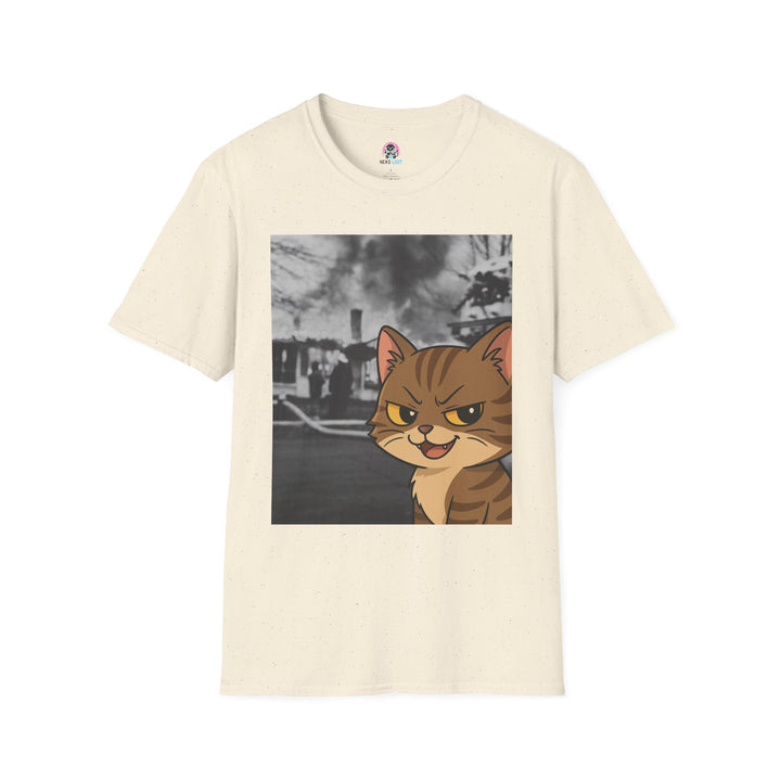 Disaster Cat Meme T-Shirt
