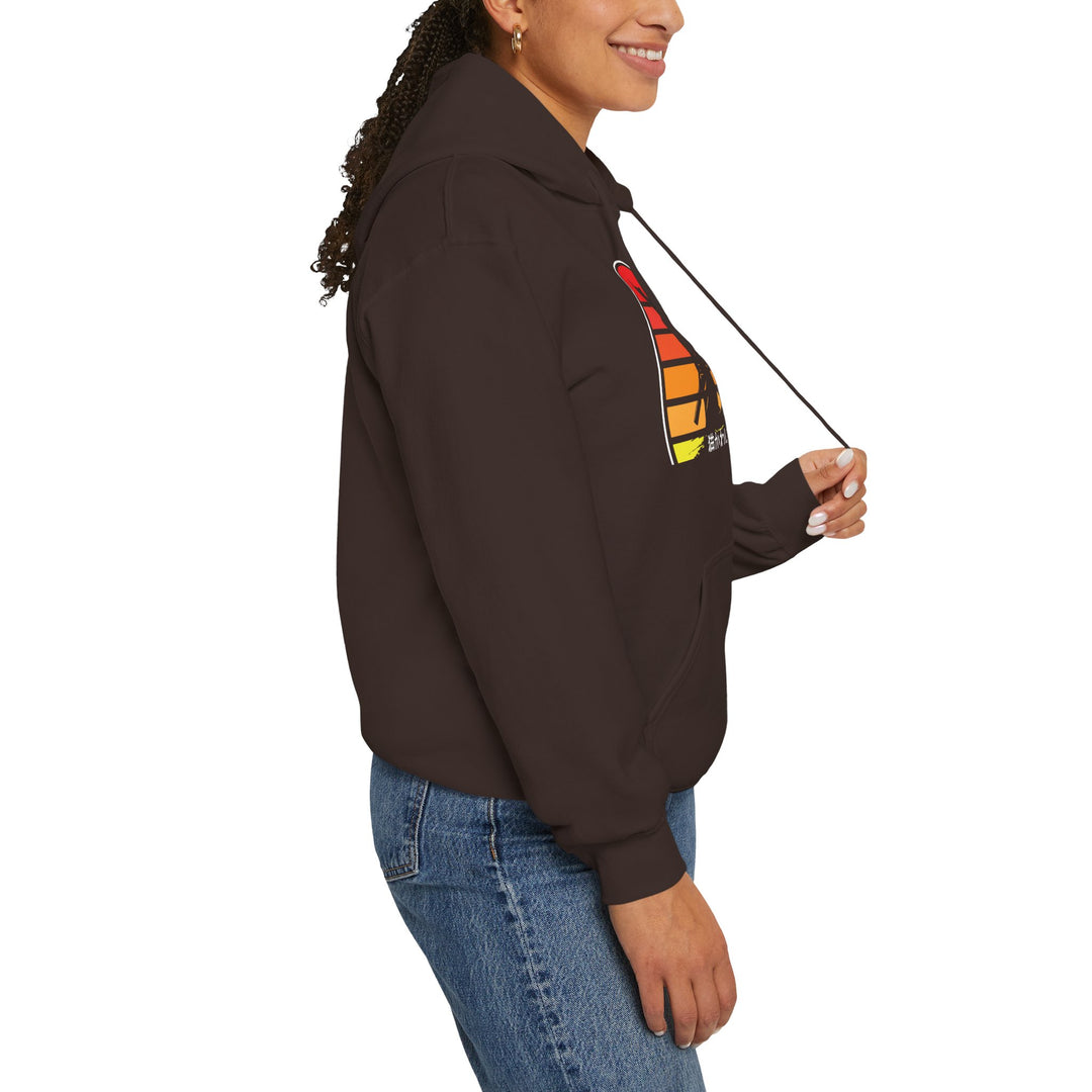 Samurai Cat Sunset Hoodie