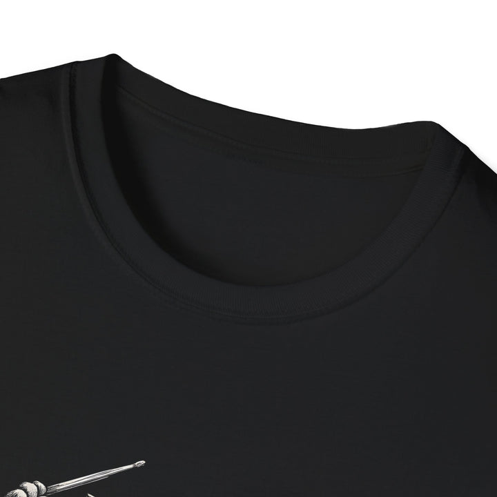 Groovy Cat Drummer Unisex Softstyle T-Shirt