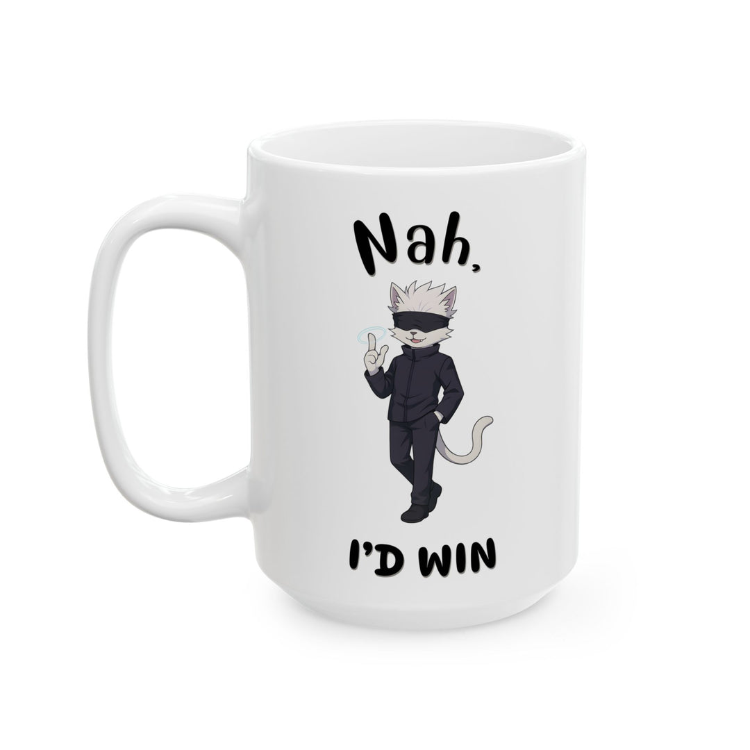 Funny Cat Themed Ceramic Mug - Perfect Gift for Cat Lovers, Coffee Lovers, Pet Parents, Birthday, and Holidays