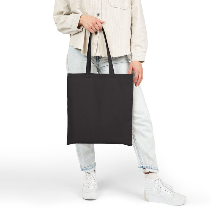 Cute Cat Warrior Cotton Canvas Tote Bag, Eco-Friendly Shopping Tote, Anime Tote, Cute Gift for Pet Lovers, Durable Shoulder Bag